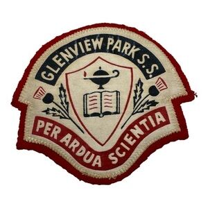 Vintage Glenview Park Secondary School Patch, Canada‎ Collectible